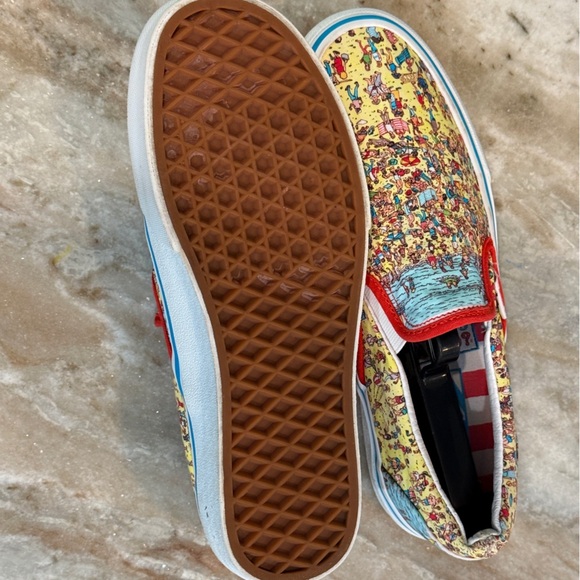 Unisex VANS Where’s Waldo? Slip on Sneakers- Size Women’s 7 - Picture 11 of 11